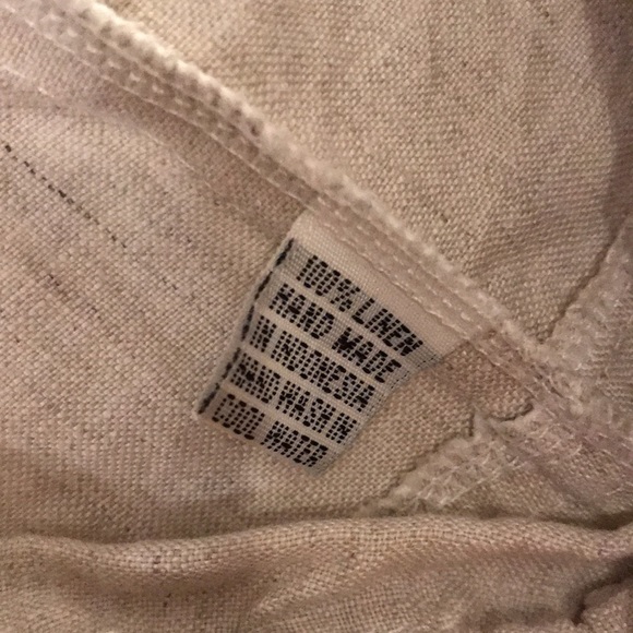 100% linen fisherman pants - Picture 8 of 15